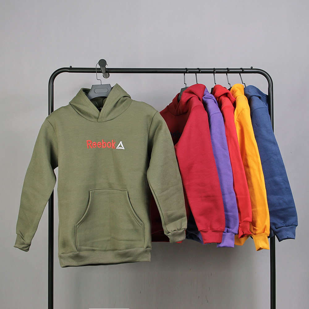 هودی مدل Reebok زیتونی